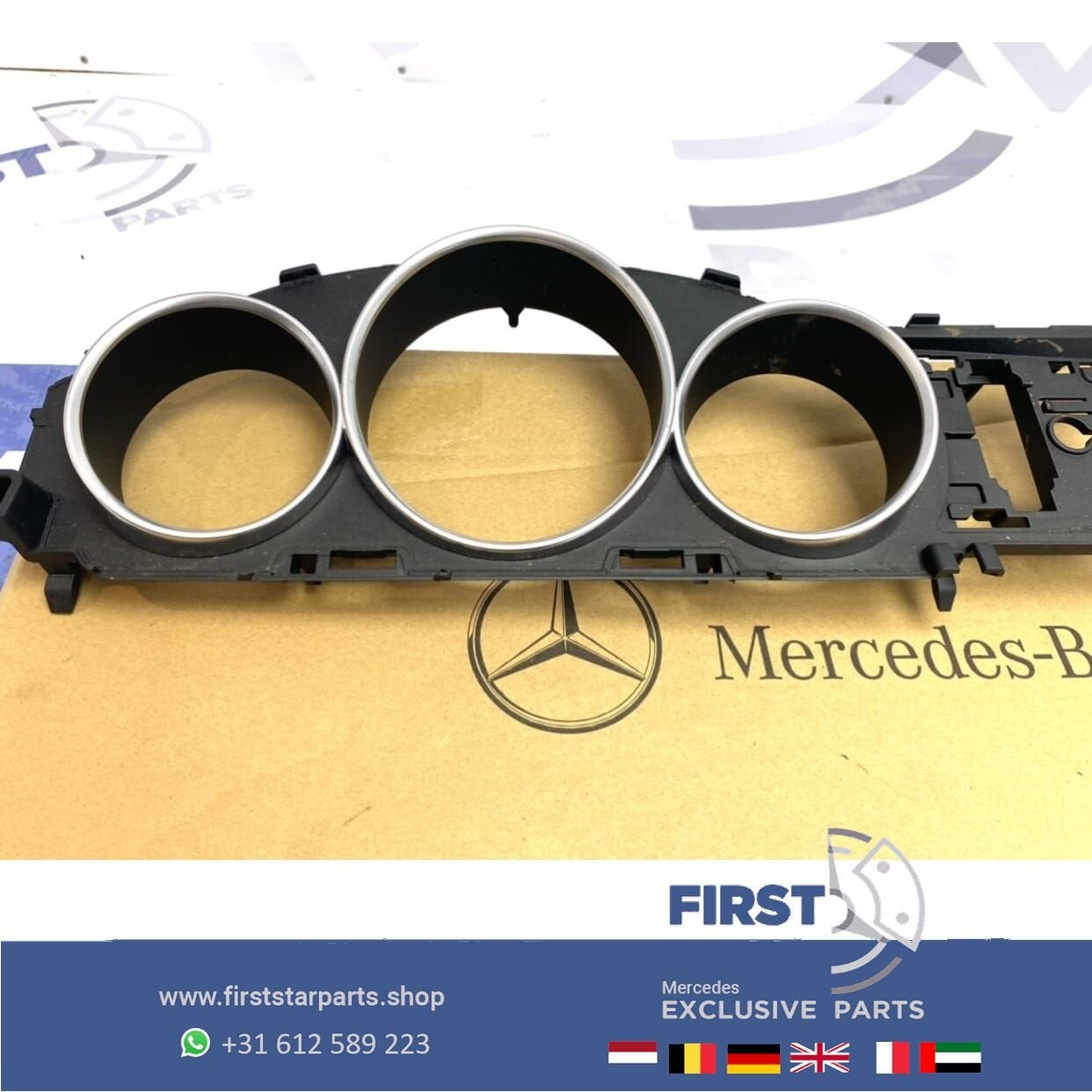 A2046890239 W204 63 AMG FACELIFT TELLERKLOK PANEEL DASHBOARD, Gebruikt, -, Ophalen of Verzenden, -