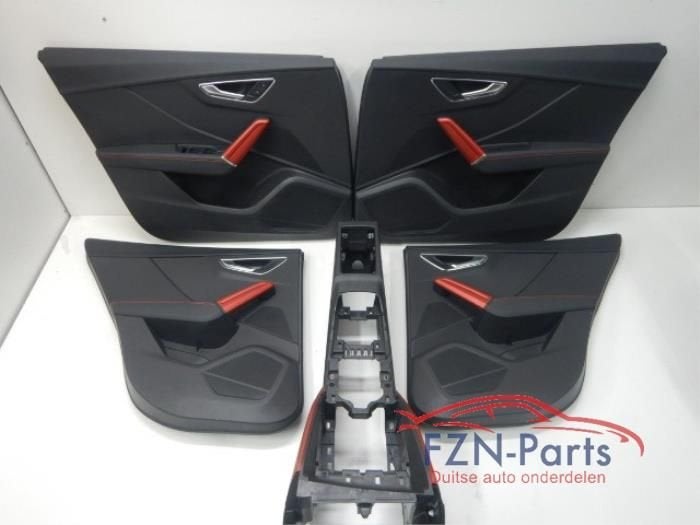Audi Q2 81A Deurpanelen Rood Sticksel Leer leder, Ophalen of Verzenden, Gebruikt