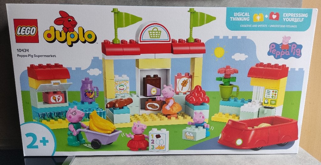 lego duplo 10434 peppa pig supermarkt, Kinderen en Baby's, Speelgoed | Duplo en Lego, Ophalen of Verzenden, Nieuw, Complete set