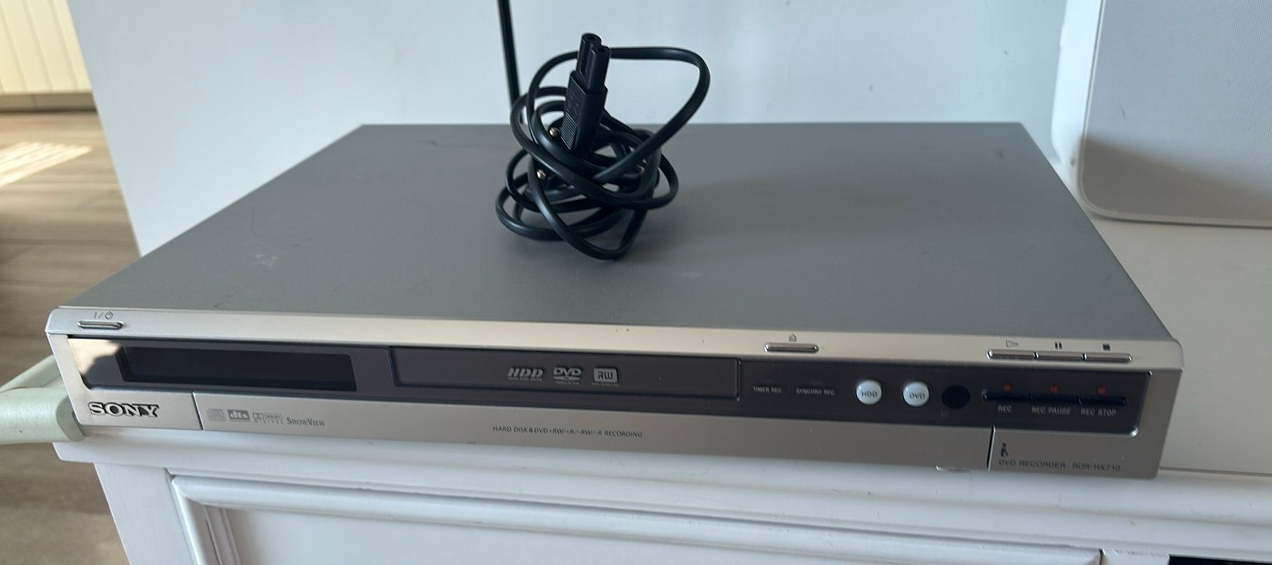 Sony RDR-HX710 HDD/DVD-recorder — defect/voor reparatie, Audio, Tv en Foto, DVD spelers, Ophalen of Verzenden, Niet werkend, Sony