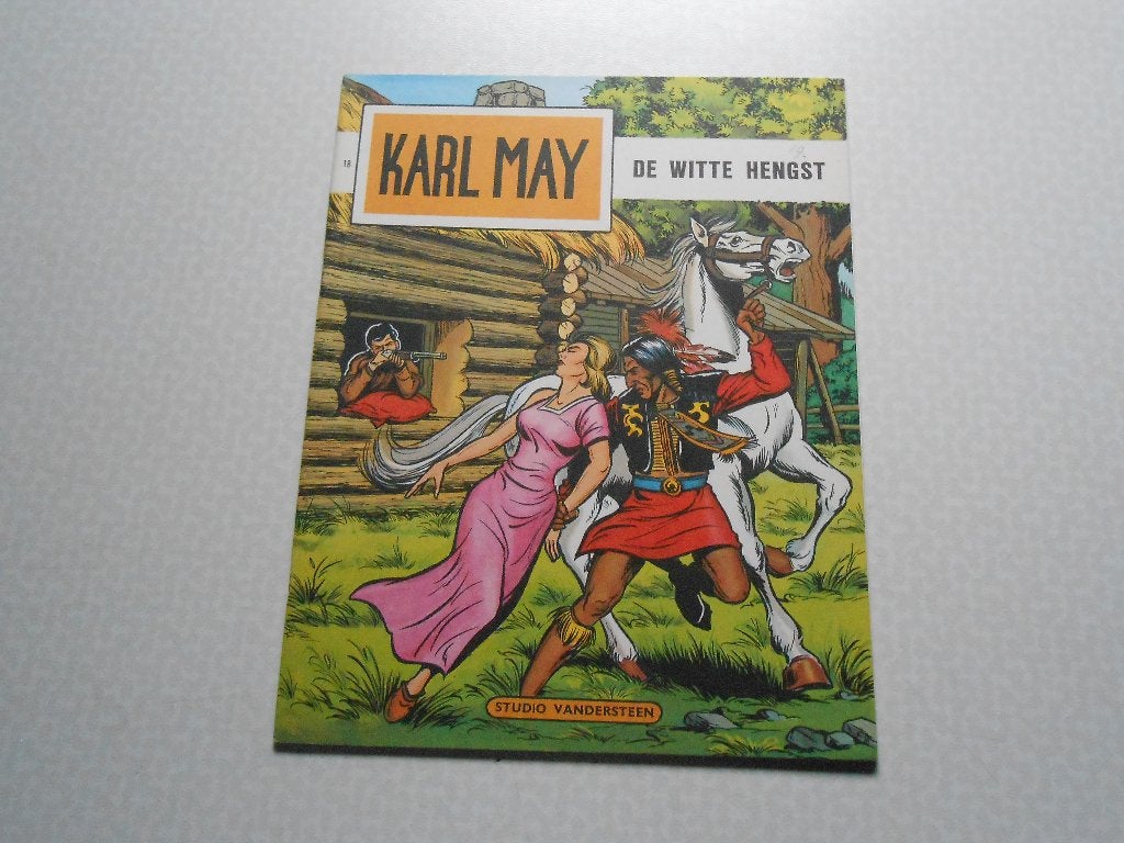 Karl may 18 De witte hengst 1968 1 ste druk., Willy Vandersteen, Eén stripboek, Nieuw, Ophalen of Verzenden
