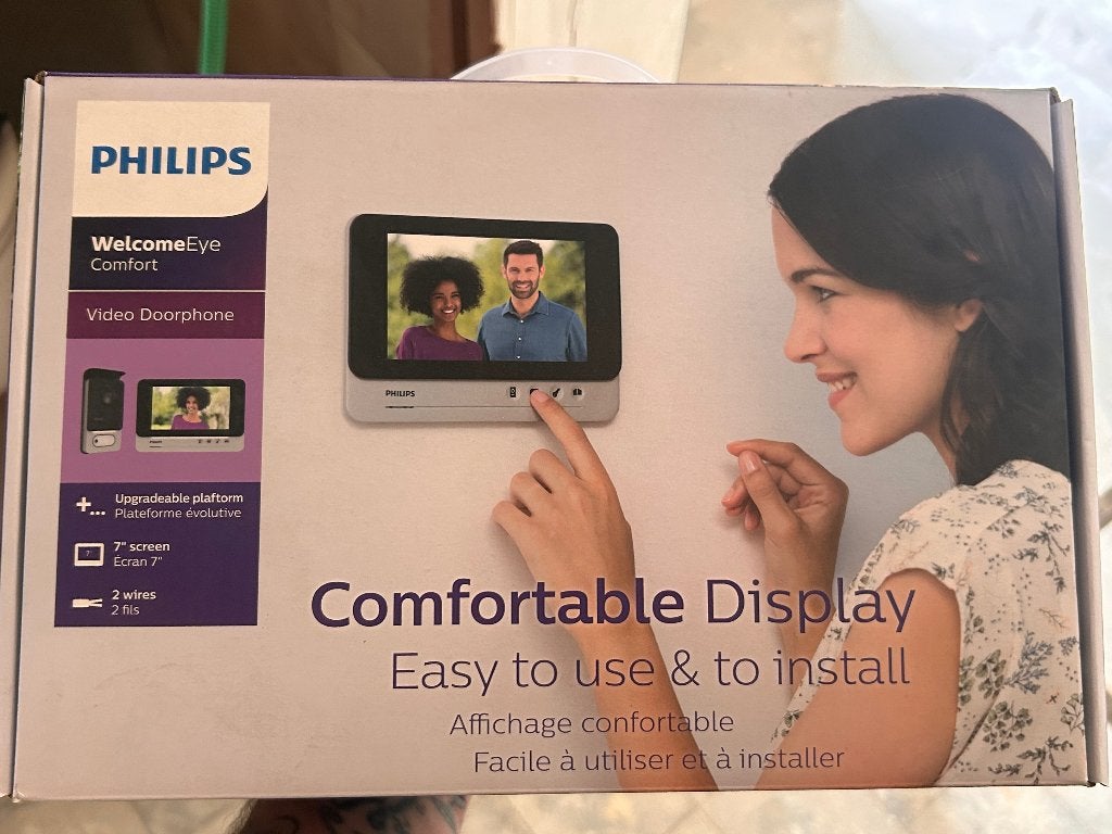 Philips Video deurbel, Ophalen, Ingebouwde camera, Nieuw, Bedraad