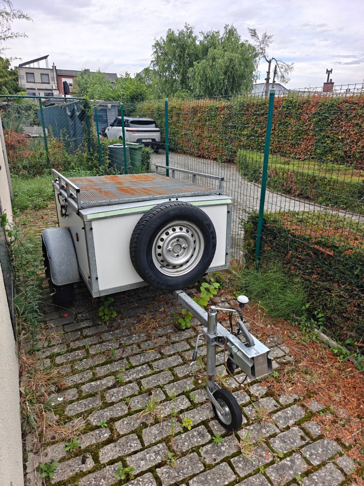 bagage remork aanhanger, Ophalen