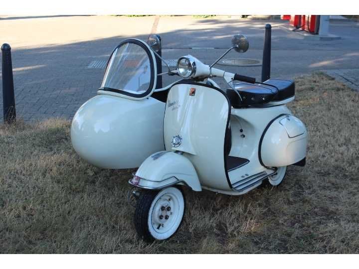 Vespa - 150Super - Tourist - Oldtimer met zijspan, Motoren, Bedrijf, Overig, Vespa