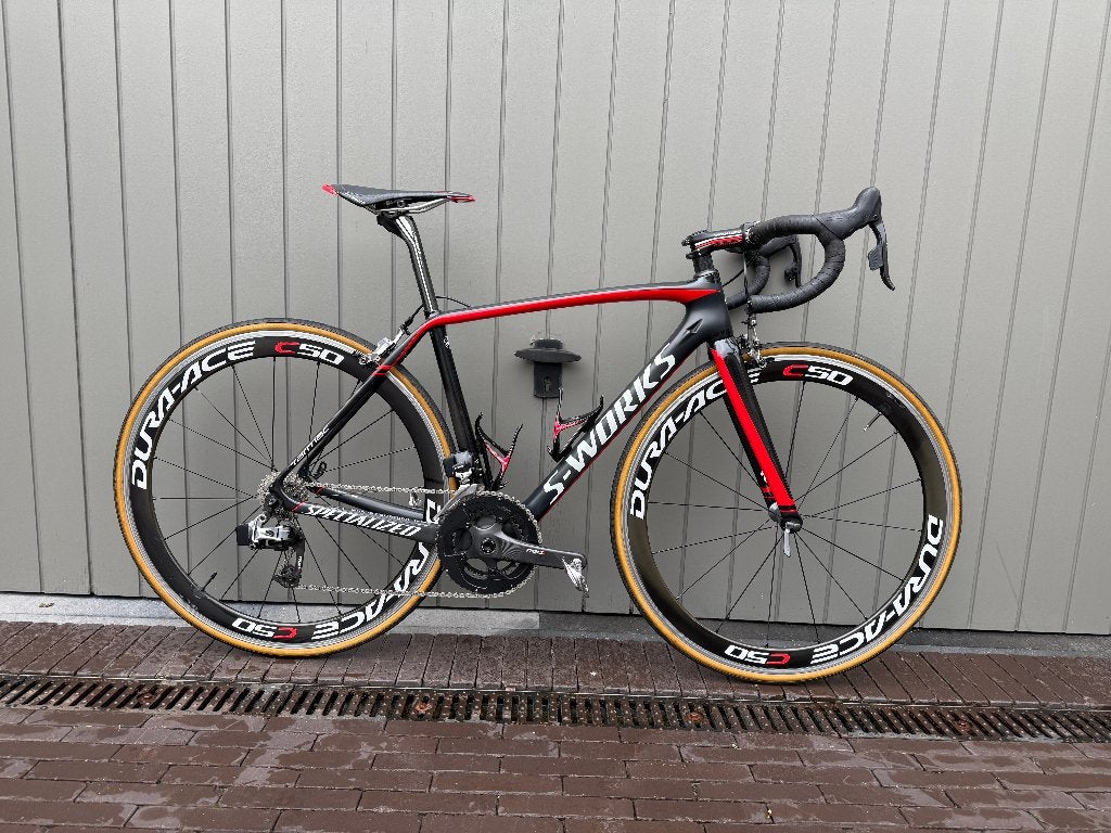 Specialized S-Works Tarmac - Red eTap - Maat 52, Fietsen en Brommers, 28 inch, Gebruikt, Carbon, 49 tot 53 cm