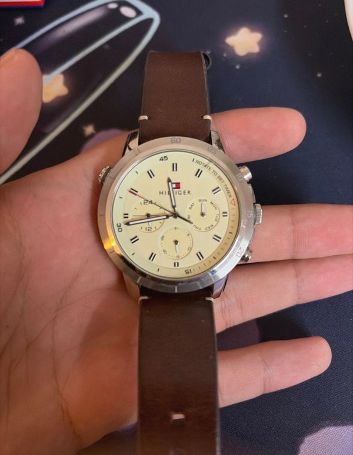 Montre Tommy Hilfiger, Montre-bracelet, Autres marques, Enlèvement ou Envoi, Cuir