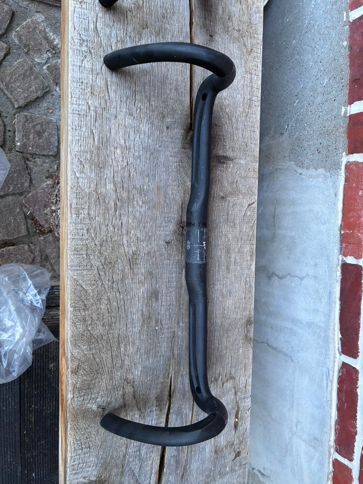 2 X Newmen Advanced Gravel Bar 318, Carbon, 31.8mm - Nieuw, Fietsen en Brommers, Fietsonderdelen, Ophalen, Zo goed als nieuw, Stuur