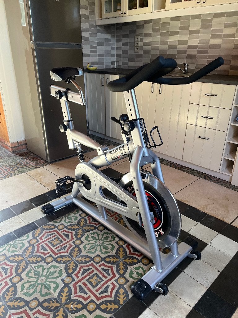 spinfiets -  hometrainer DKN Technology X-Run, Ophalen, Zo goed als nieuw, Metaal, Benen