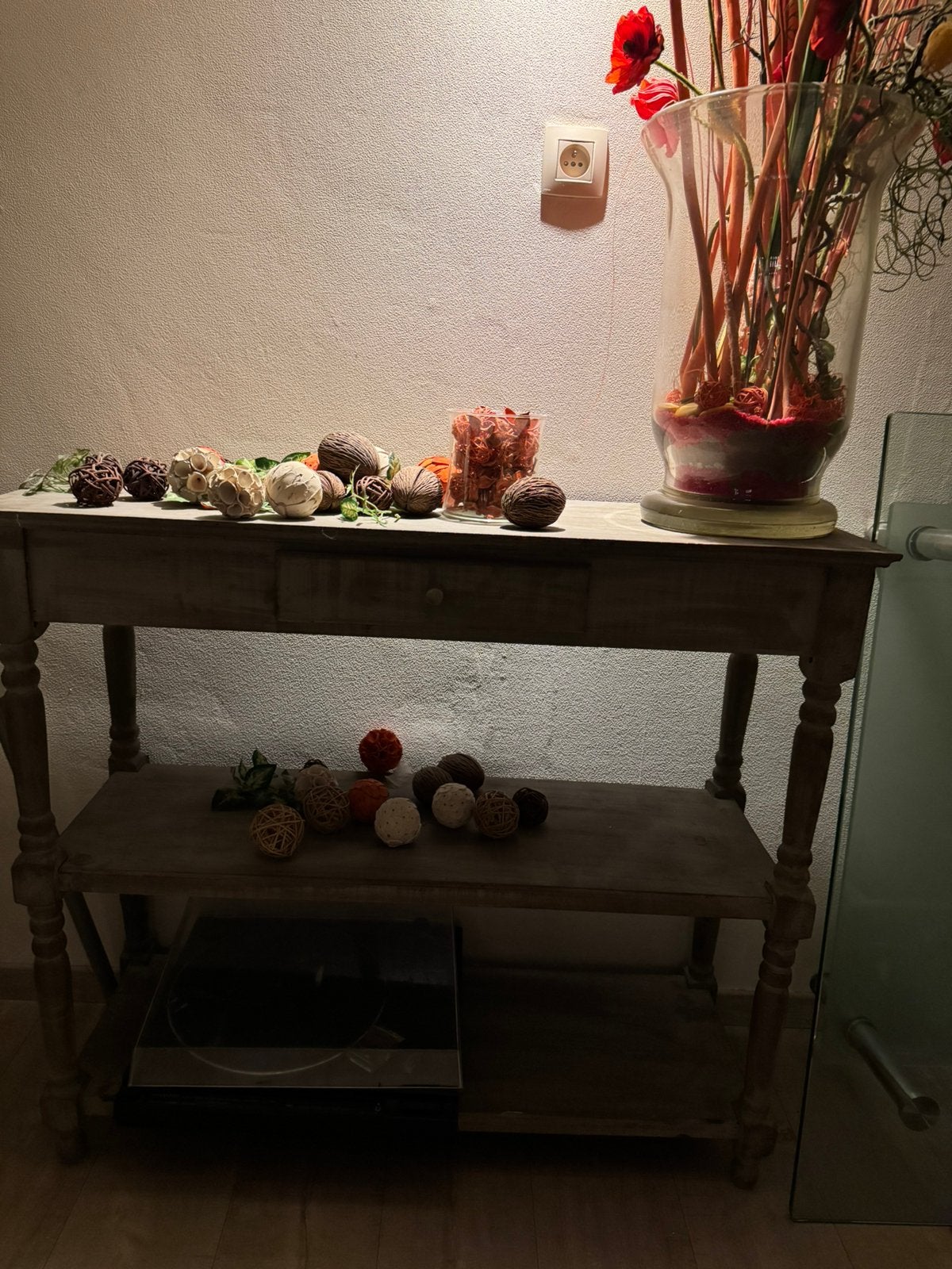 Muurtafel met 1 lade, Ophalen, Zo goed als nieuw