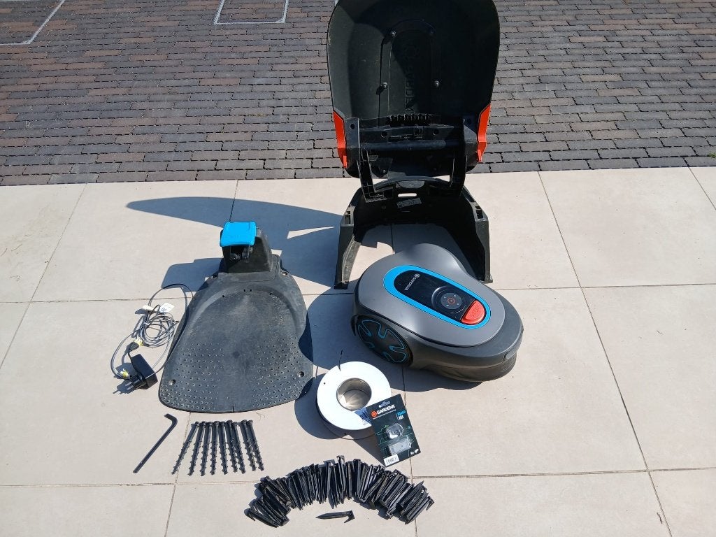 gardena sileno minimo 400, Ophalen, Gebruikt, Bestuurbaar via app, Meer dan 25 cm