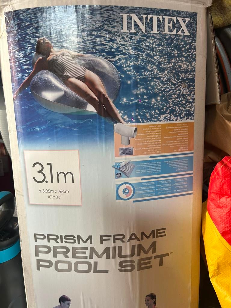 Intex zwembad 3,1 meter, Ophalen, Zo goed als nieuw