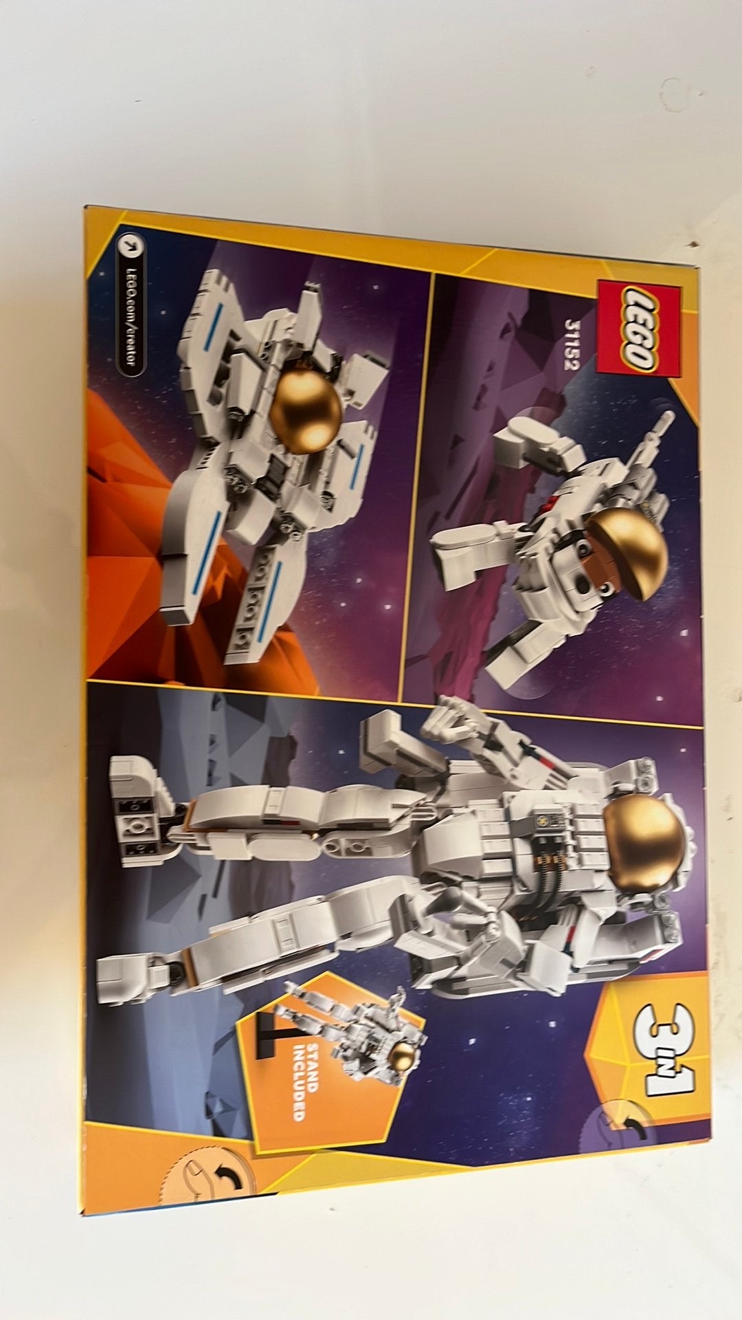 Nieuwe legoset 3 in1 ruimtevaarder, Lego, Nieuw, Ophalen of Verzenden, Space