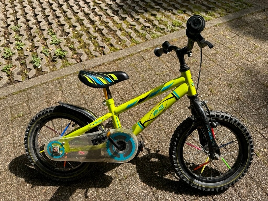 Kinderfiets te koop, Fietsen en Brommers, Ophalen, Zijwieltjes, Gebruikt, Velgrem