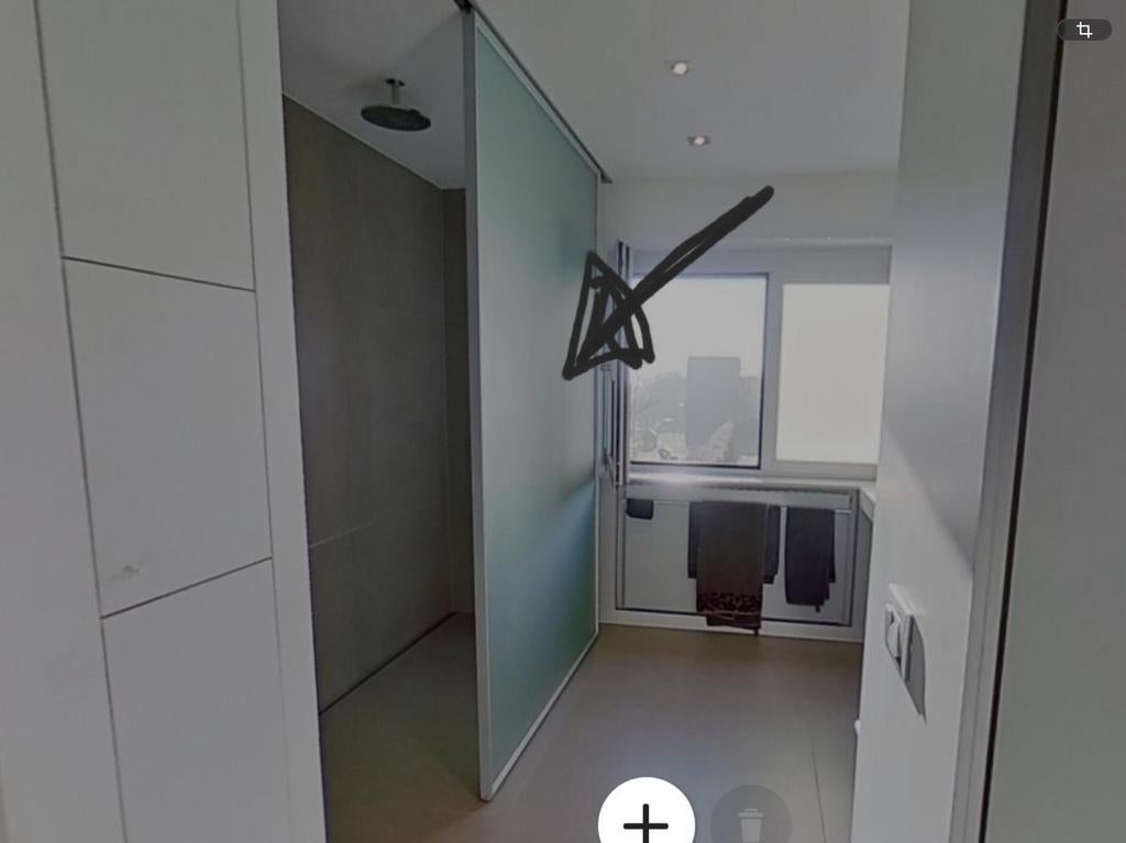 Glazen verschuifbare wand, Ophalen