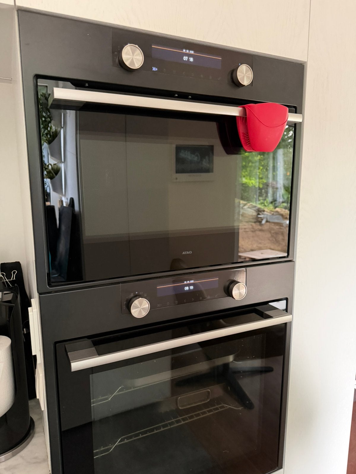 ATAG magnetron/hete lucht oven, Electroménager, Fours, Encastré, Comme neuf, Enlèvement, Atag