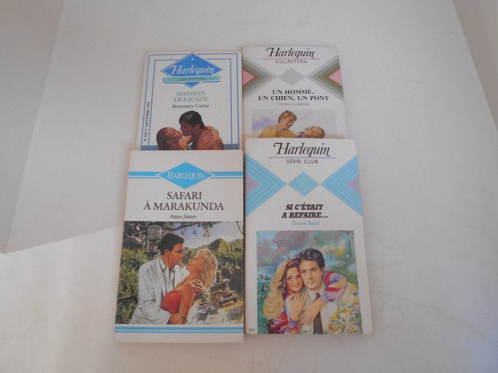 lot de 4 livres Harlequin, Boeken, Ophalen of Verzenden, Gelezen