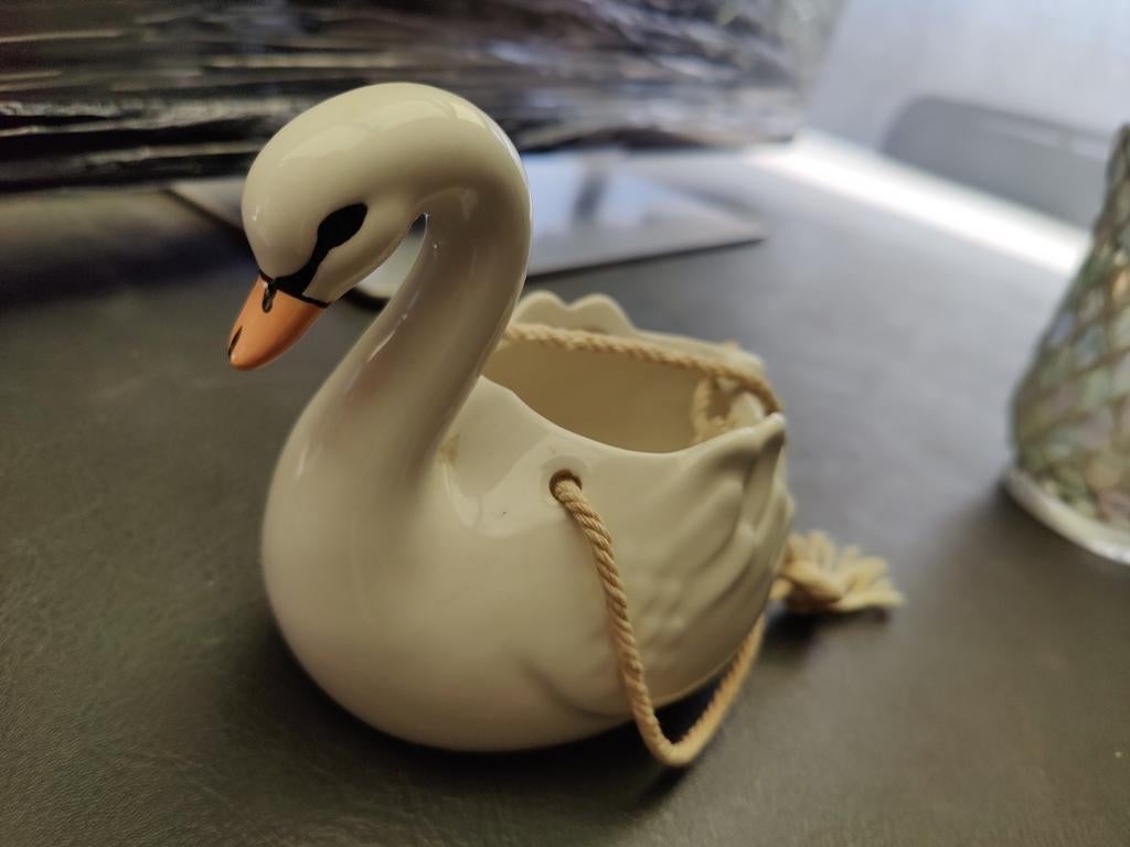 Hang bloempotje zwaan, Ophalen of Verzenden