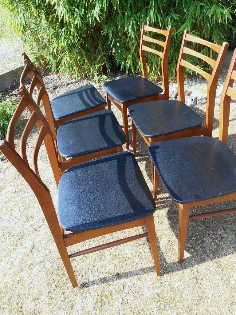 Chaises de salle à manger vintage des années 1960, Enlèvement