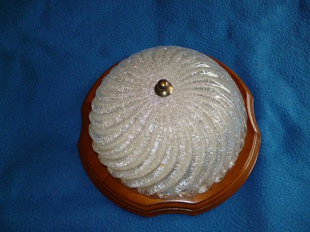 applique en verre et bois, Maison & Meubles, Lampes | Appliques, Enlèvement, Verre, Applique murale haut/bas