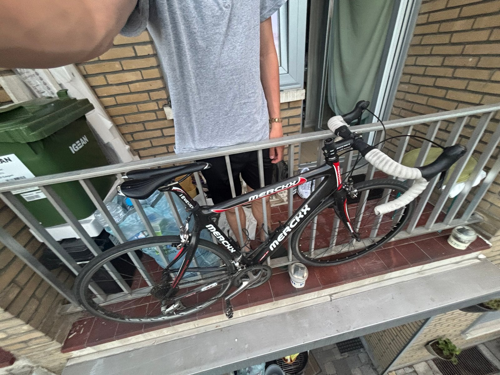 Merckx Carbon Racefiets - Maat M -Gratis nieuw wit stuurlint, Ophalen, Gebruikt