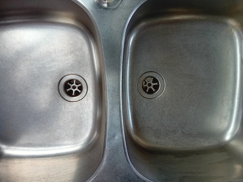 Spoelbak inox, Huis en Inrichting, Keuken | Keukenelementen, Ophalen, 50 tot 100 cm, Zo goed als nieuw, Minder dan 25 cm