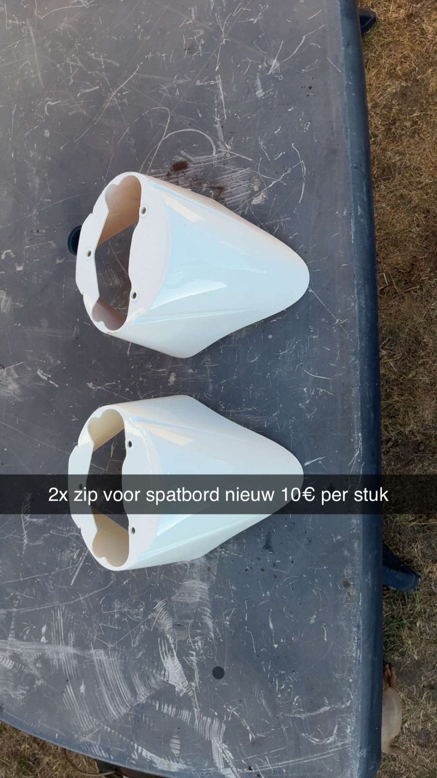 2x piaggio zip voor spatbord nieuw staat, Ophalen, Nieuw, Kap, Piaggio
