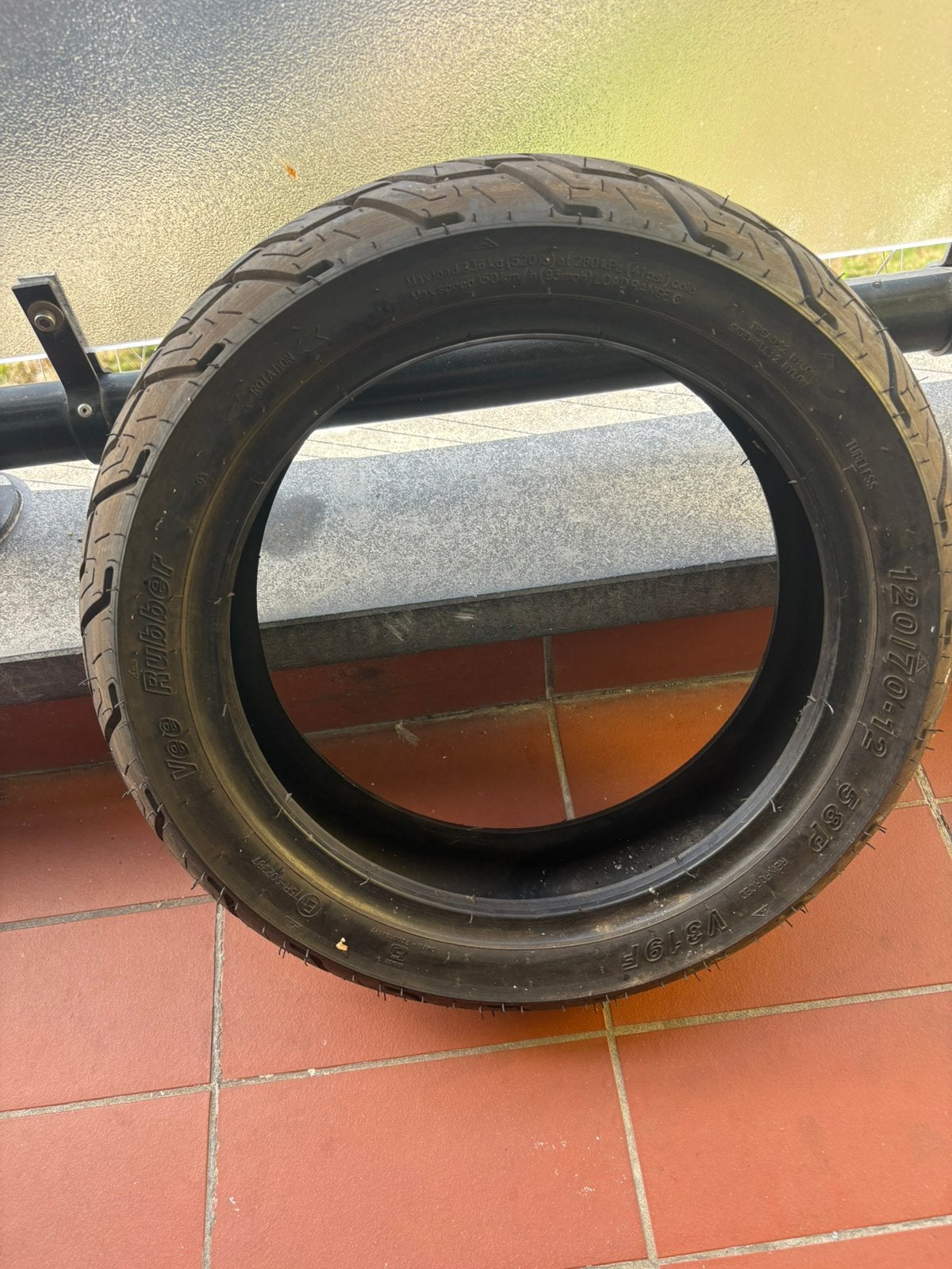 Band 120/70-12, Ophalen