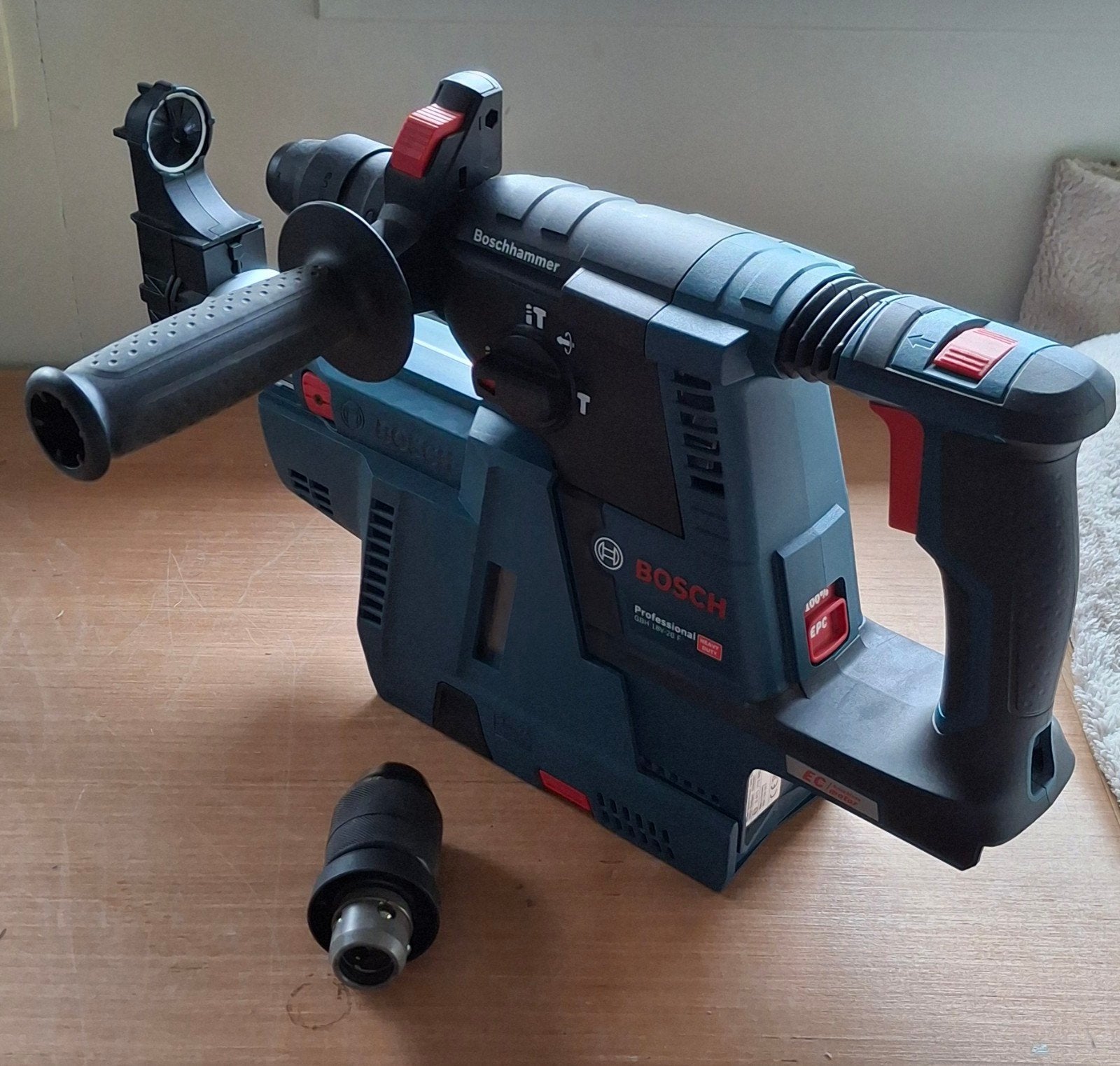Bosch blauw combihamer+ stofafzuiging. zo goed als nieuw!, Doe-het-zelf en Bouw, Ophalen of Verzenden, Bosch