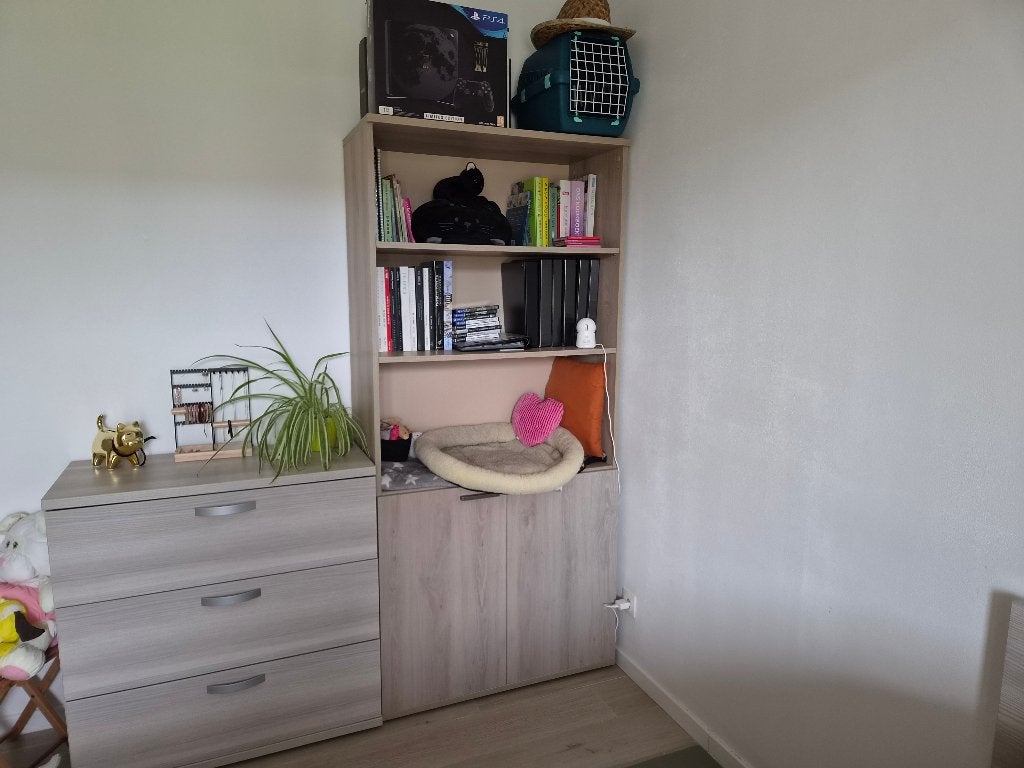 Hoge kast, Huis en Inrichting, Kasten | Kleerkasten, Ophalen, Eikenhout, 50 tot 100 cm, 150 tot 200 cm