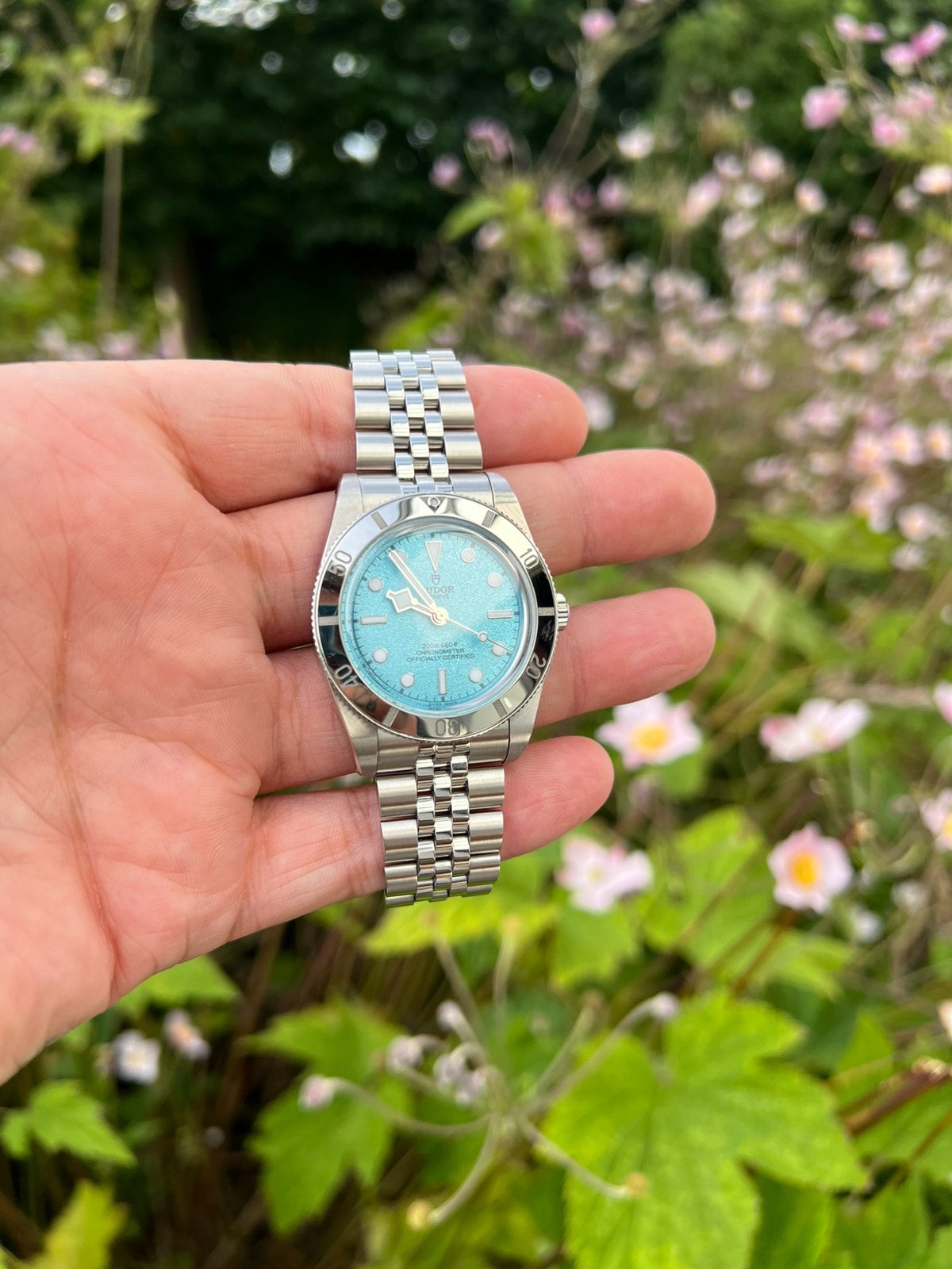 Tudor BB54 bleu lagoon, Bijoux, Sacs & Beauté, Autres marques, Enlèvement, Acier, Acier