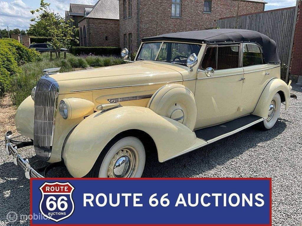 Buick Roadmaster | 1936 | Route 66 Auctions, Zwart, Bedrijf, Handgeschakeld, Buick