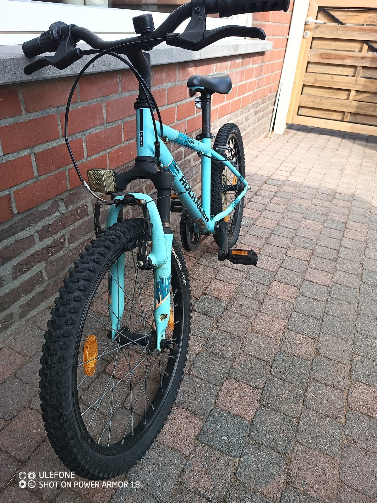 kinderfiets rockrider, Ophalen, Staal, Velgrem, Rockrider (Decathlon)
