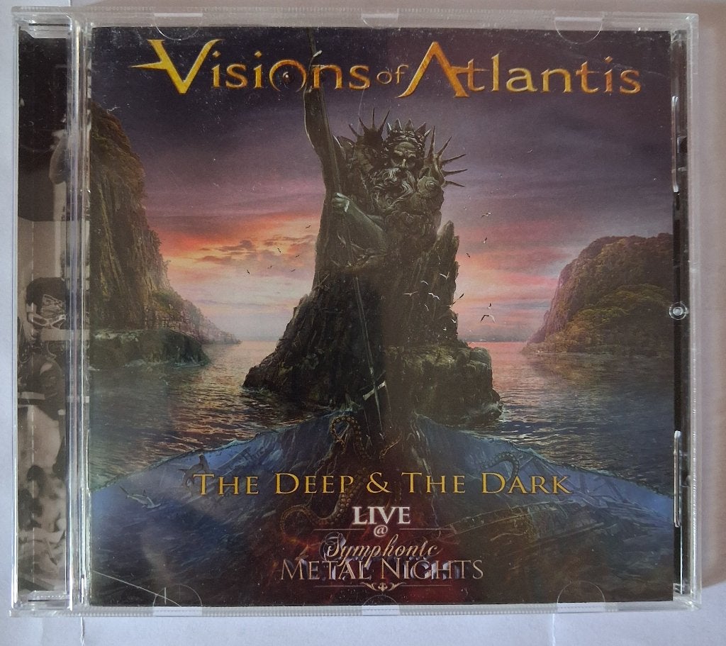 VISIONS OF ATLANTIS - THE DEEP & THE DARK LIVE, Ophalen of Verzenden, Gebruikt, Power metal, Live-album