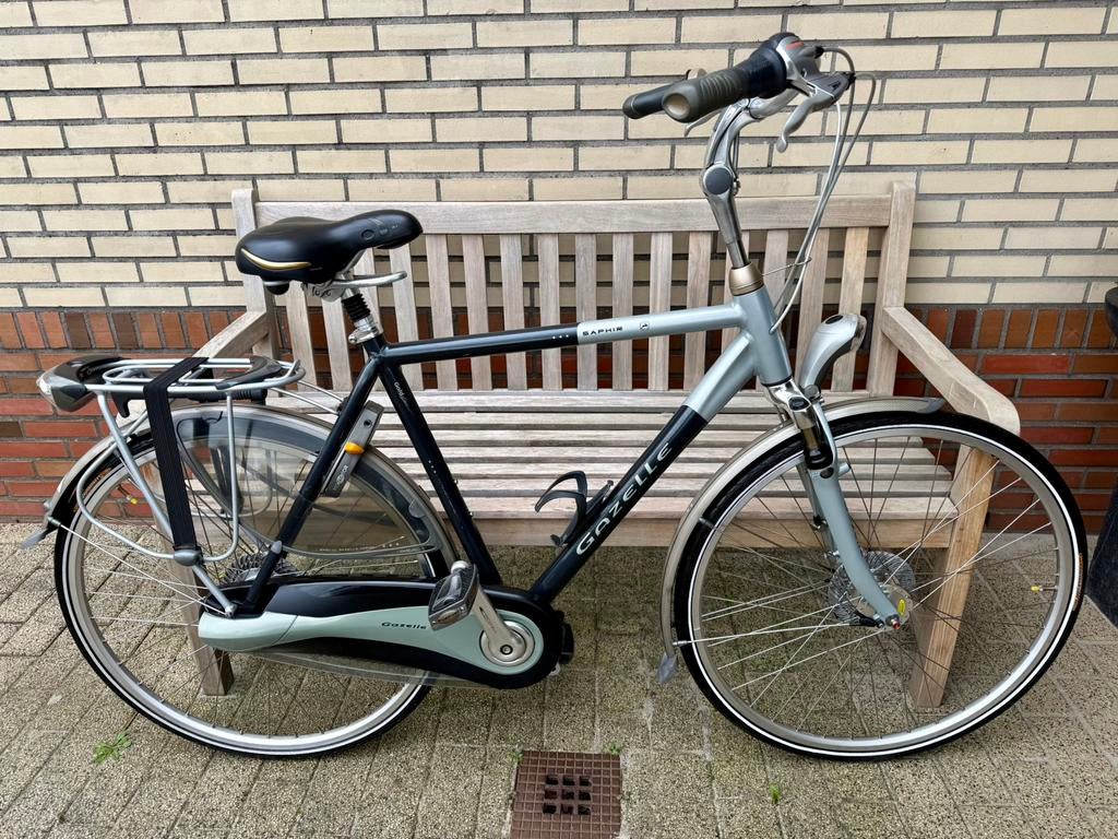 Gazelle Saphir Goldline heren 57cm origineel en als nieuw!, Ophalen, Zo goed als nieuw, Gazelle