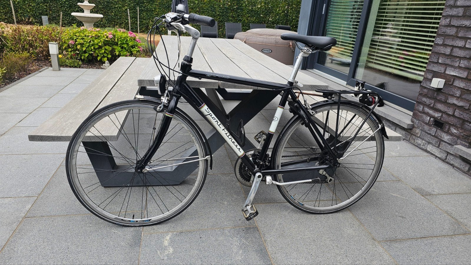 heren fiets oxford sport, Gebruikt, Velgrem, Versnellingen, 53 tot 57 cm