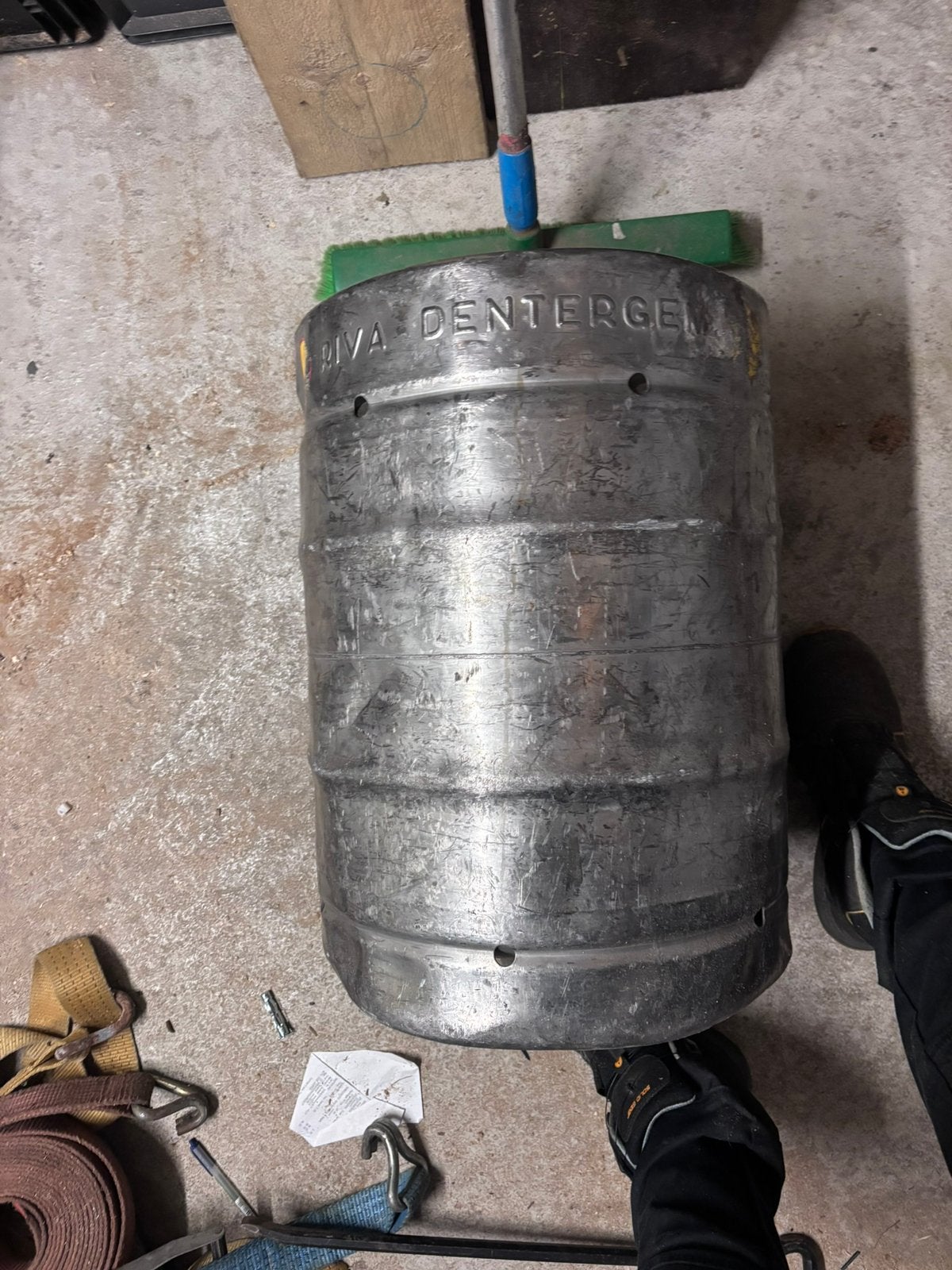 2 vaten 20liter en 1 van 50liter, Verzamelen, Biermerken, Ophalen, Gebruikt, Overige typen, Overige merken