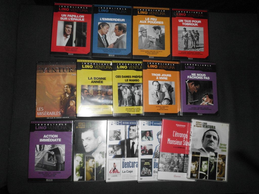 lot dvd "lino ventura", CD & DVD, DVD | Action, À partir de 9 ans, Enlèvement ou Envoi, Utilisé, Thriller d'action