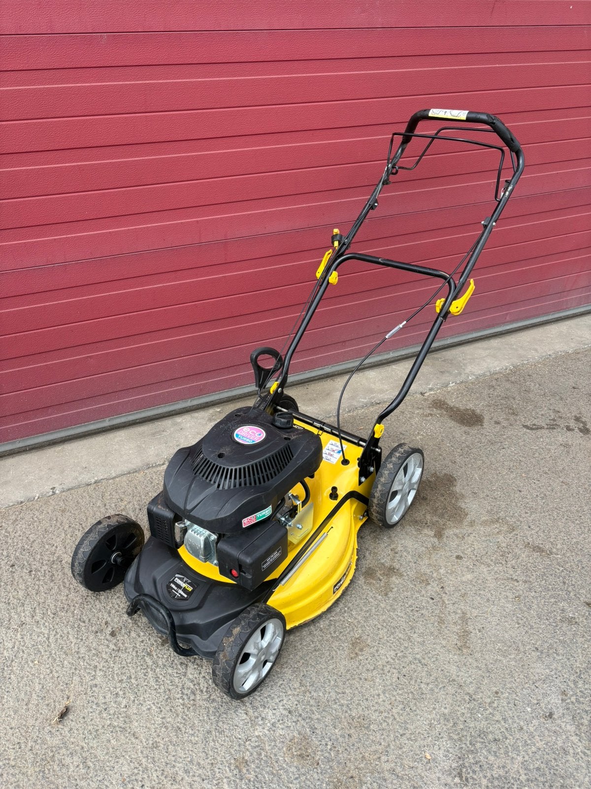 Grasmachine powerplus benzine, Tuin en Terras, Ophalen, Zo goed als nieuw, Opvangbak