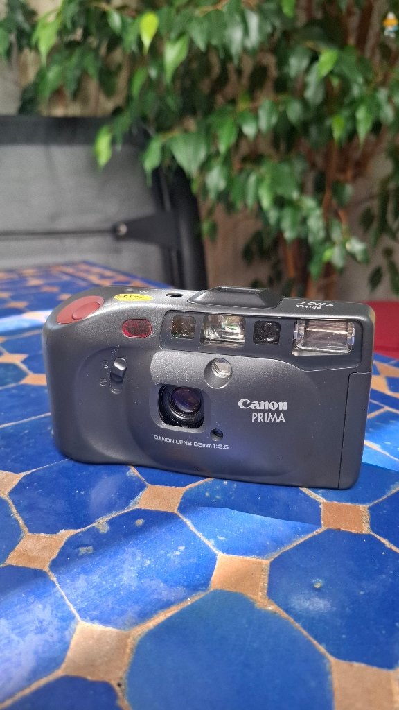 Canon Prima Shot, Audio, Tv en Foto, Fotocamera's Analoog, Ophalen of Verzenden, Gebruikt, Compact, Canon