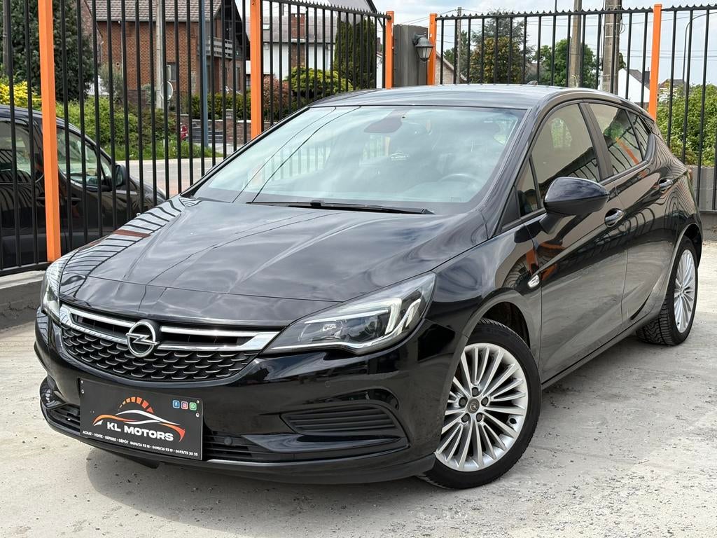 OPEL ASTRA 1.0 TURBO ESSENCE 2017 EURO 6B 129 000KM CARPASS, Auto's, Voorwielaandrijving, Stof, Zwart, Bedrijf