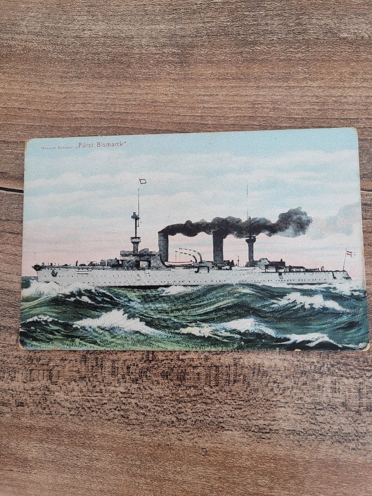 Grosser Kreuzer "Fürst Bismarck", Enlèvement ou Envoi