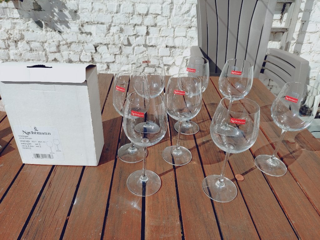 8 Waterglazen Kristalglas, Enlèvement, Neuf, Verre à eau