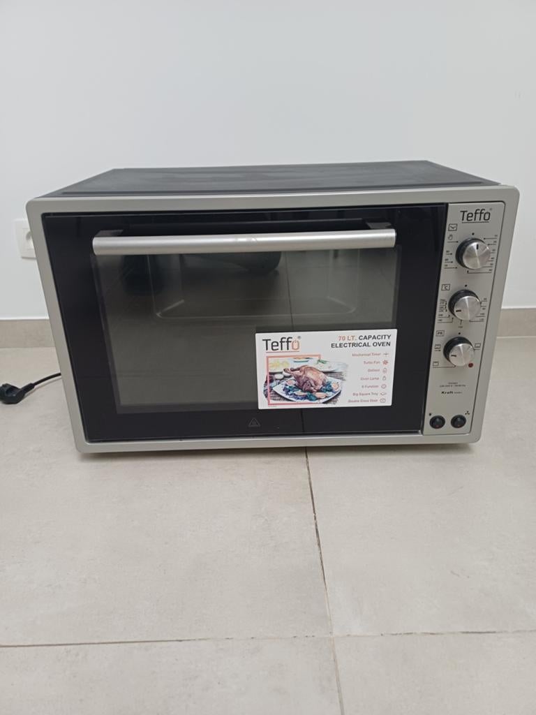 Teffo elektrische oven 70Liter, Elektronische apparatuur, Ovens, Nieuw, Vrijstaand, Oven met grill, Overige merken, Hete lucht