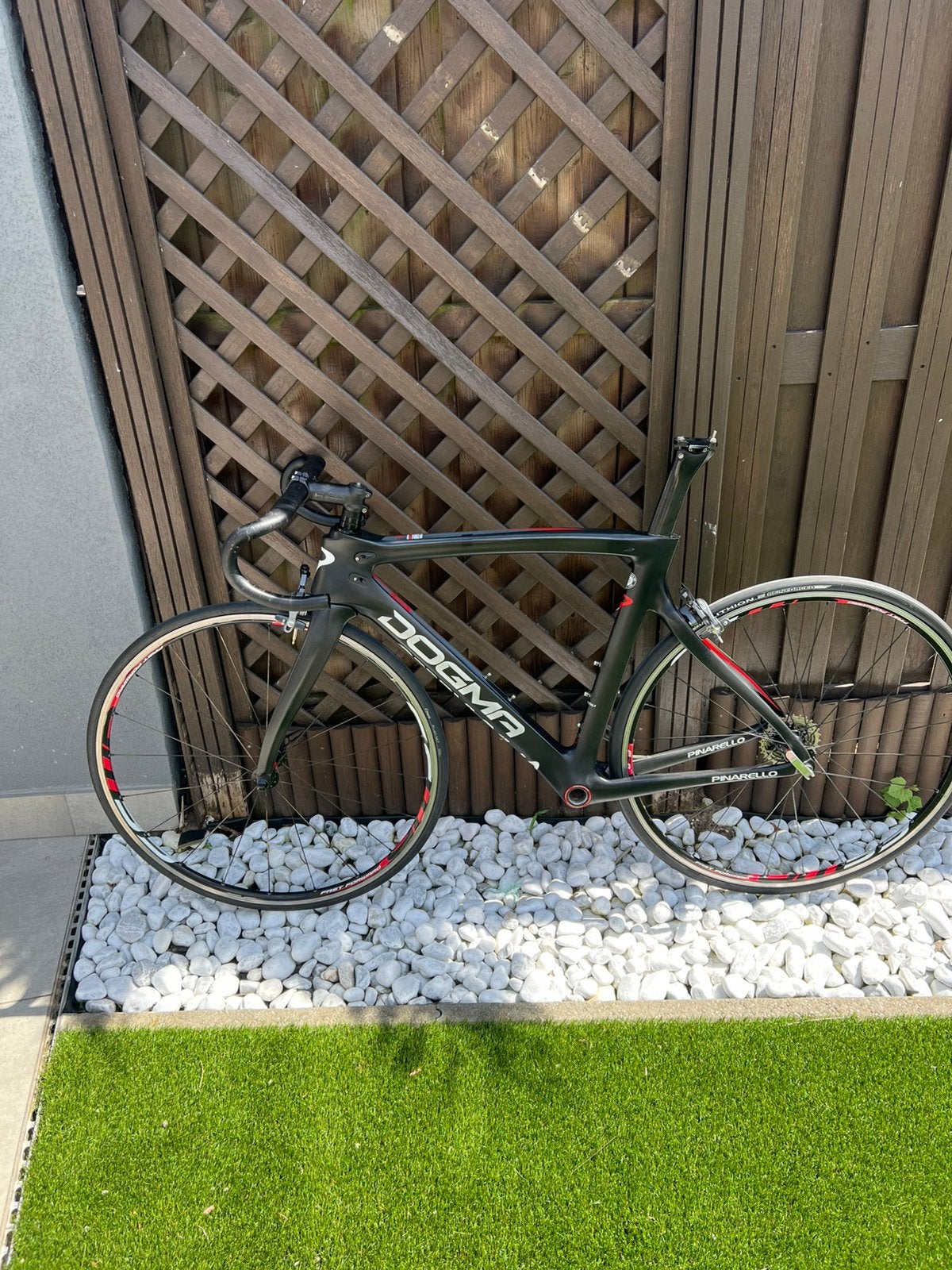 Racefiets pinarello, Ophalen