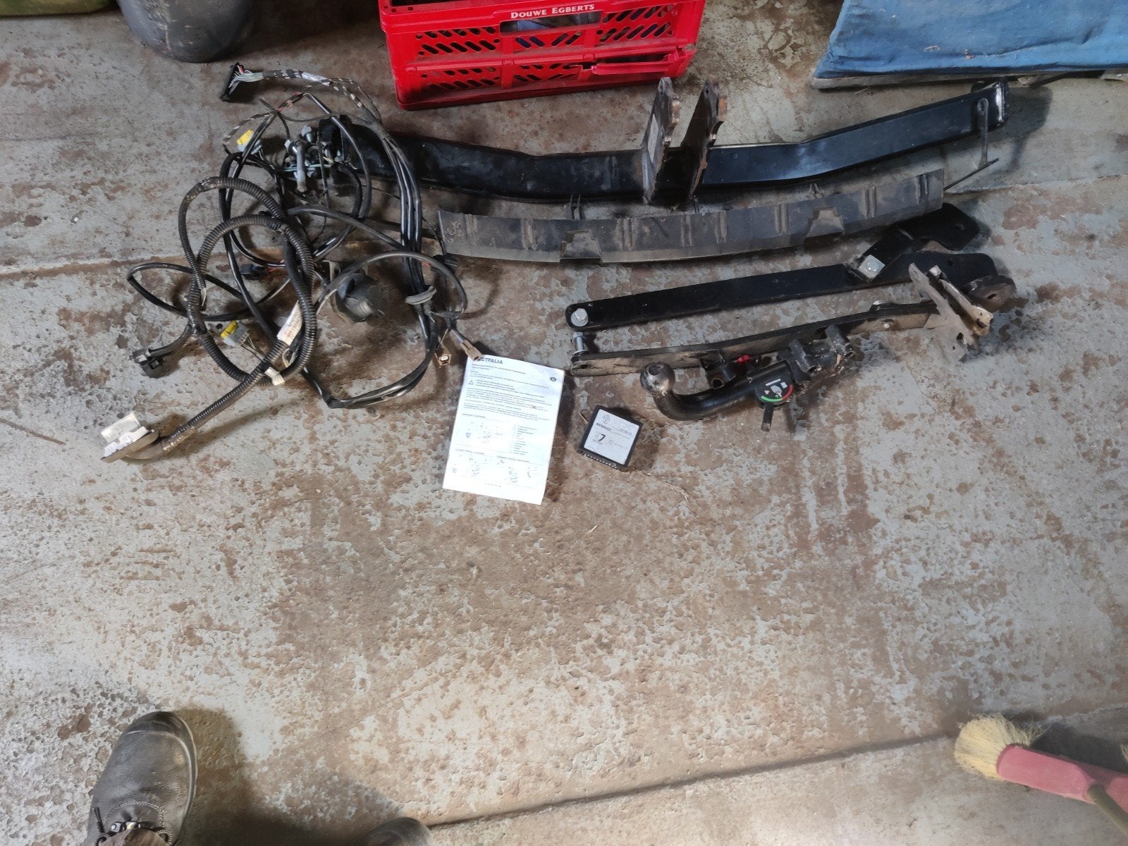 Originele Renault Mégane 3 Estate trekhaak afneembaar +kabel, Auto-onderdelen, Ophalen of Verzenden, Gebruikt, Renault