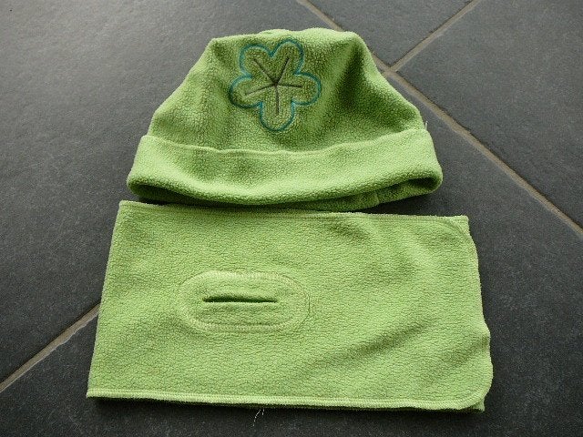 groene muts en sjaal van Filou & Friends, Kinderen en Baby's, Gebruikt, Meisje, Ophalen of Verzenden, Filou & friends