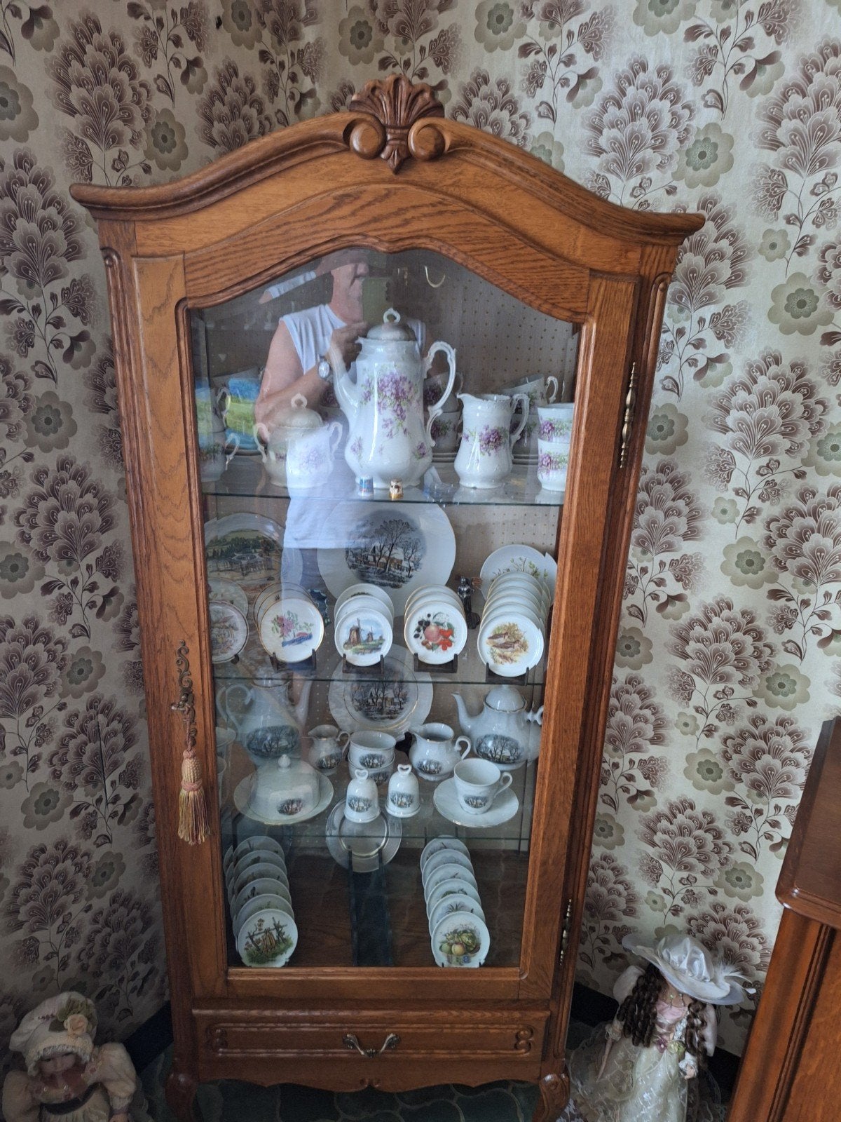 Vitrine avec tiroir, Antiquités & Art, Enlèvement