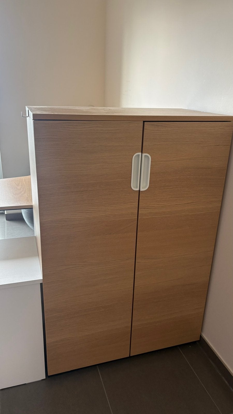Meuble de rangement bureau effet chêne, Maison & Meubles, Enlèvement, Comme neuf