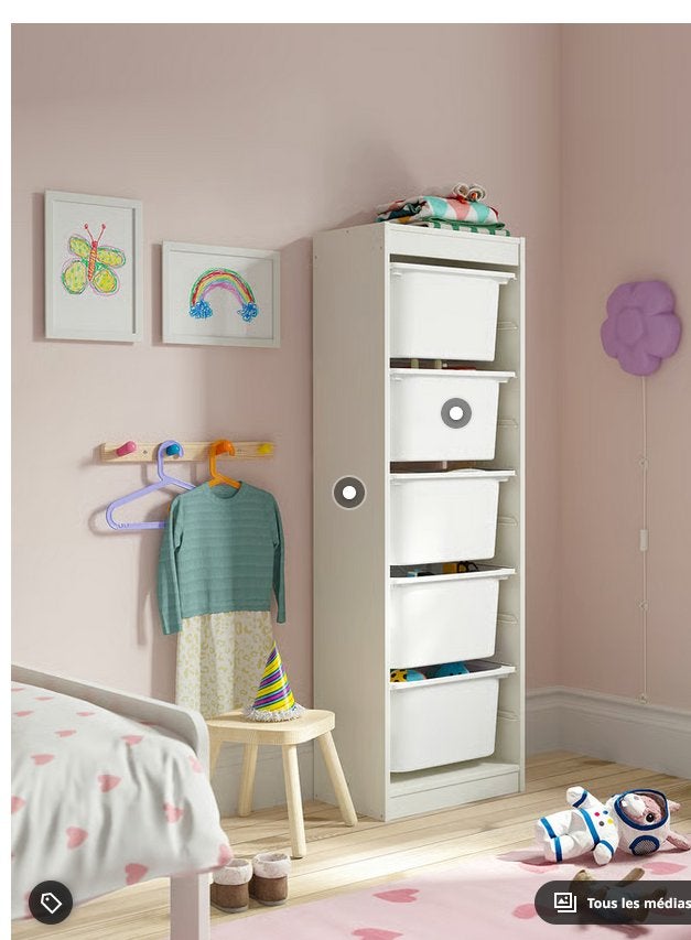 Armoire IKEA TROFAST, Maison & Meubles, Enlèvement, Utilisé, IKEA moderne enfant