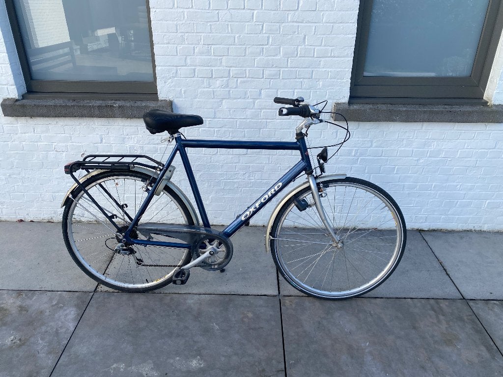 Herenfiets van Oxford, Fietsen en Brommers, Gebruikt, Velgrem, Versnellingen, 61 tot 65 cm